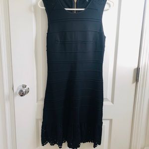 NWT Juicy couture laser-cut eyelets black dress